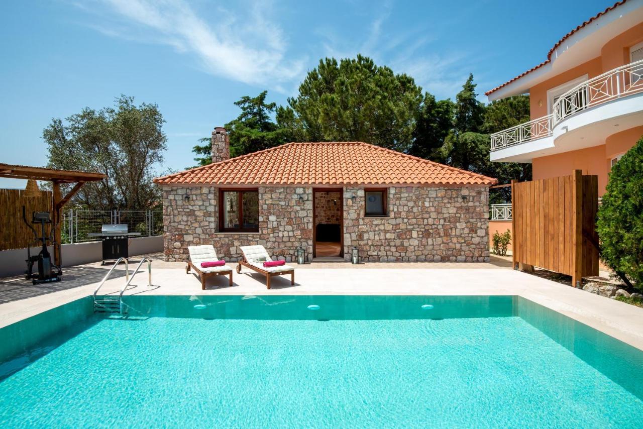 Vila Filerolia Stone House Pastida Exteriér fotografie