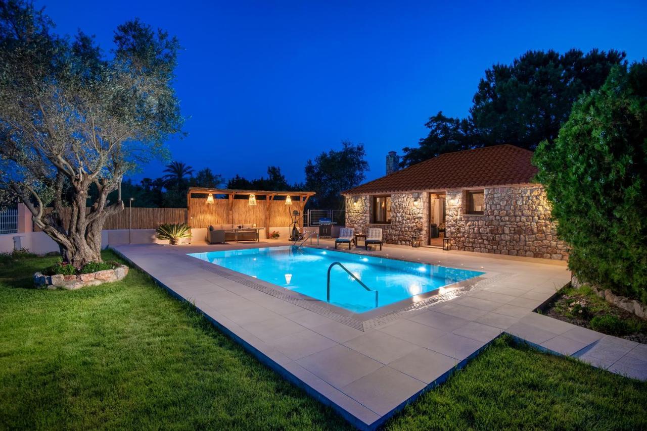 Vila Filerolia Stone House Pastida Exteriér fotografie