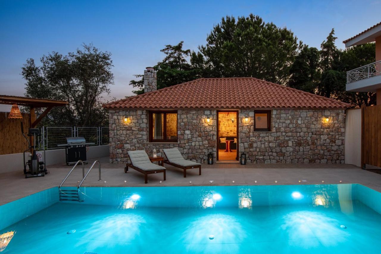 Vila Filerolia Stone House Pastida Exteriér fotografie